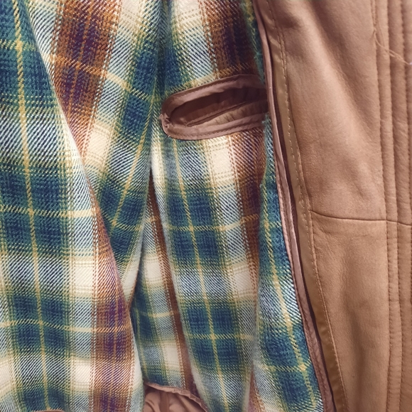 Wilsons Adventure Bound Leather Button Up Jacket 1986 Men's XL Brown 80s Suede - Picture 6 of 12